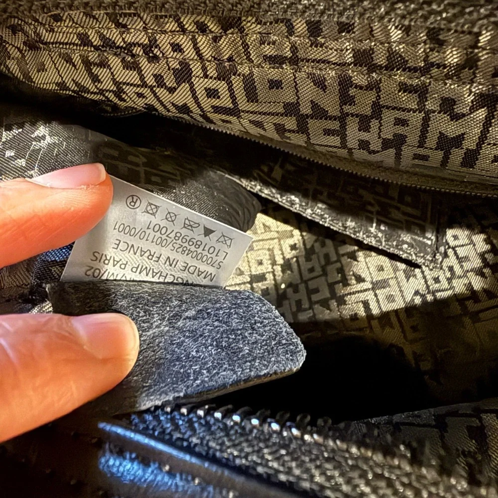 Longchamp Le Pliage Xtra Medium Leather Hobo Bag Women's Black (worn Once) - Picture 8 of 12